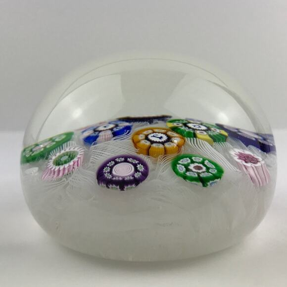 Perthshire PP11 1976 Spaced Millefiori Animal Cane Penguin Squirrel Paperweight - Picture 5 of 13
